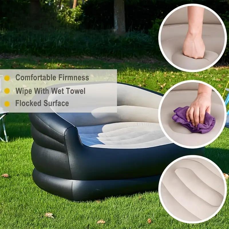 屋外用ポータブルインフレータブルベッド、ラウンジダブルソファ - Outdoor Camping Recliner のレビューと価格
