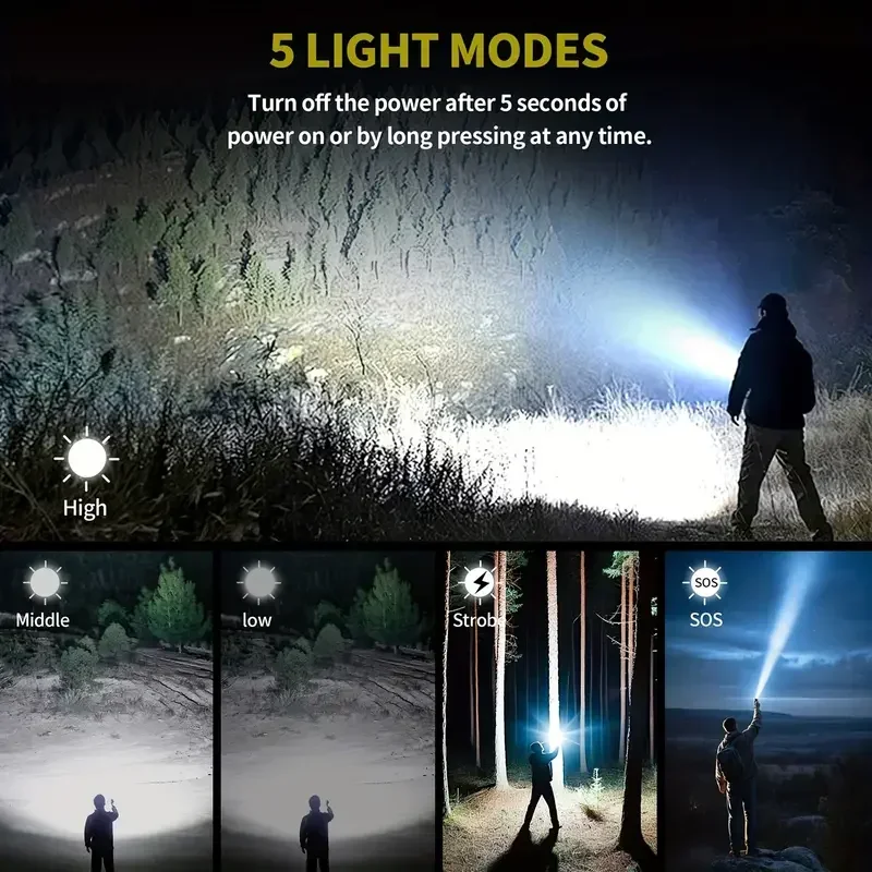 懐中電灯ライター＆モバイルバッテリーコンボ、充電式、ズーム可 - Battery Outdoor Camping のレビューと価格
