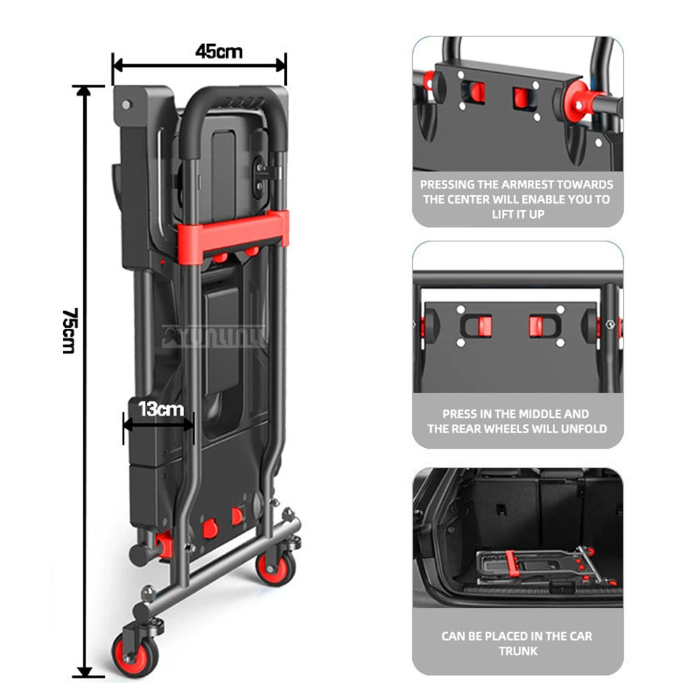 軽量キャンプ用トロリー、多機能アウトドアキャンプ用折りたたみ - Outdoor Camping Trolley のレビューと価格