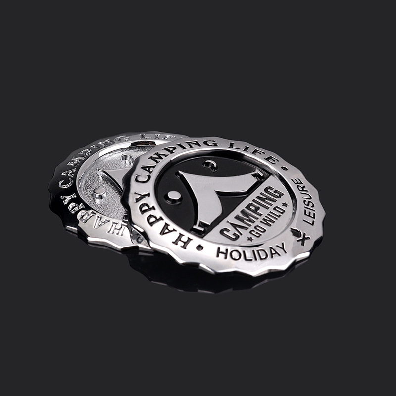 3D キャンピングカーバッジ合金金属自動エンブレム装飾全身ト - Outdoor Camping Logo のレビューと価格