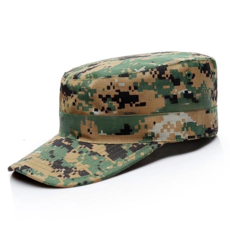 屋外活動用の換気穴とスウェットバンド付きの士官候補生スタイル - Outdoor Camping Hat のレビューと価格