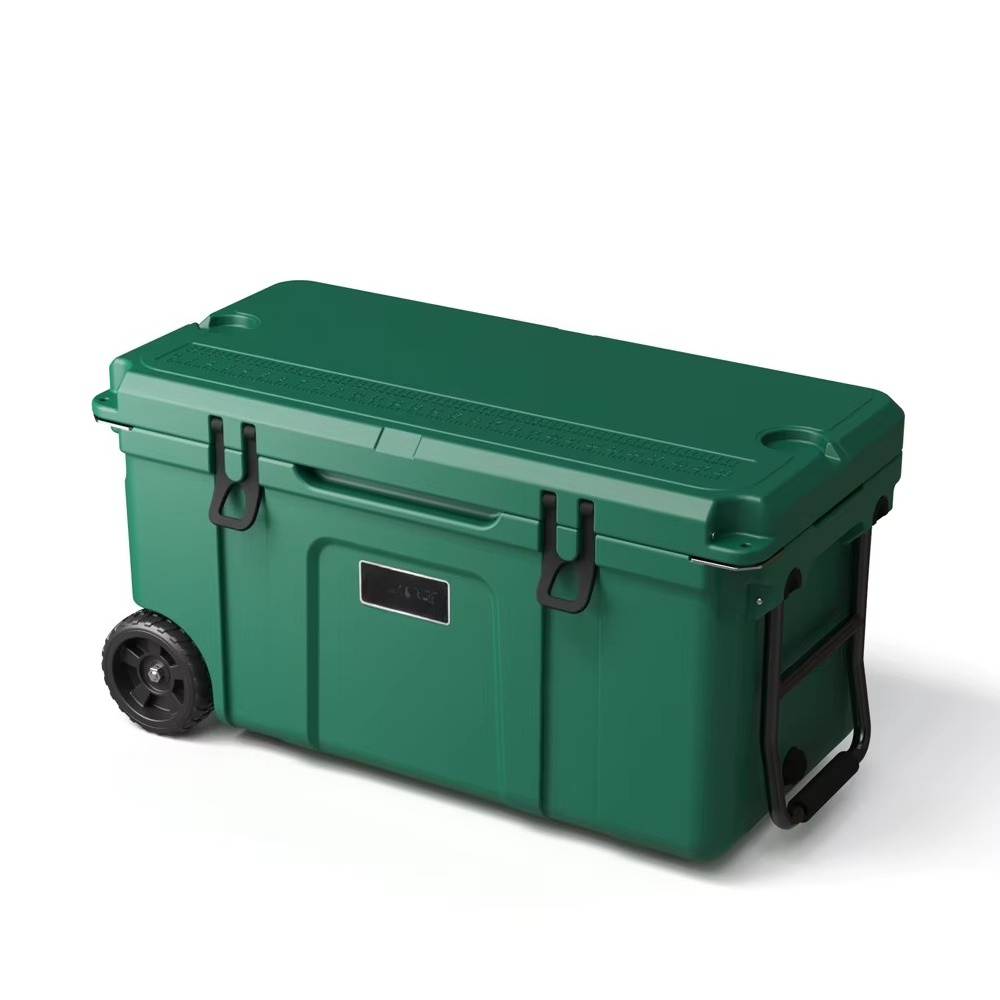 70QTカスタムロゴ入りランチ用断熱ロトモールドプラスチック - Outdoor Camping Logo のレビューと価格