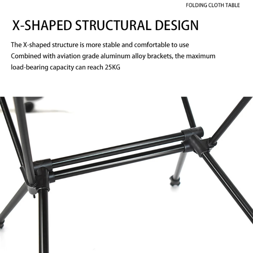 キャンプオックスフォード生地テーブル折りたたみデスク軽量折り - Outdoor Camping Table のレビューと価格