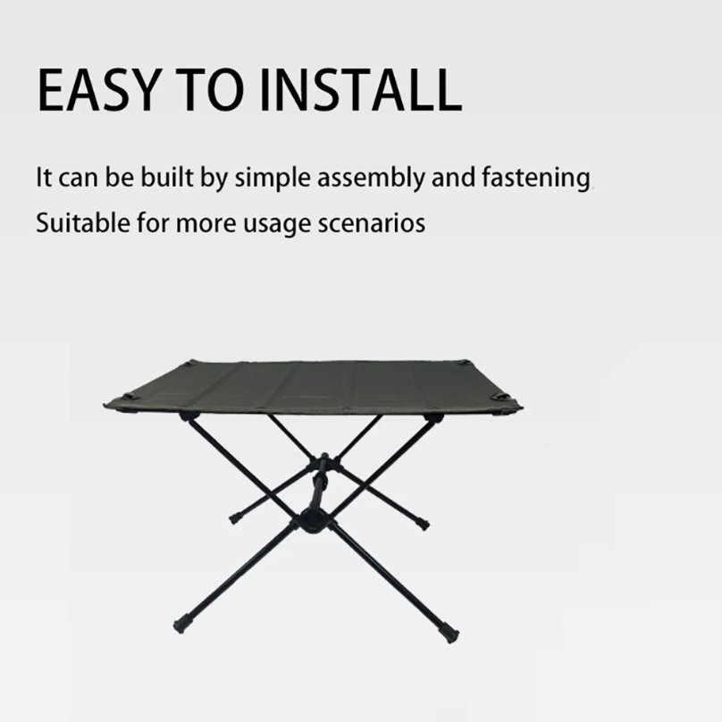キャンプオックスフォード生地テーブル折りたたみデスク軽量折り - Outdoor Camping Table のレビューと価格