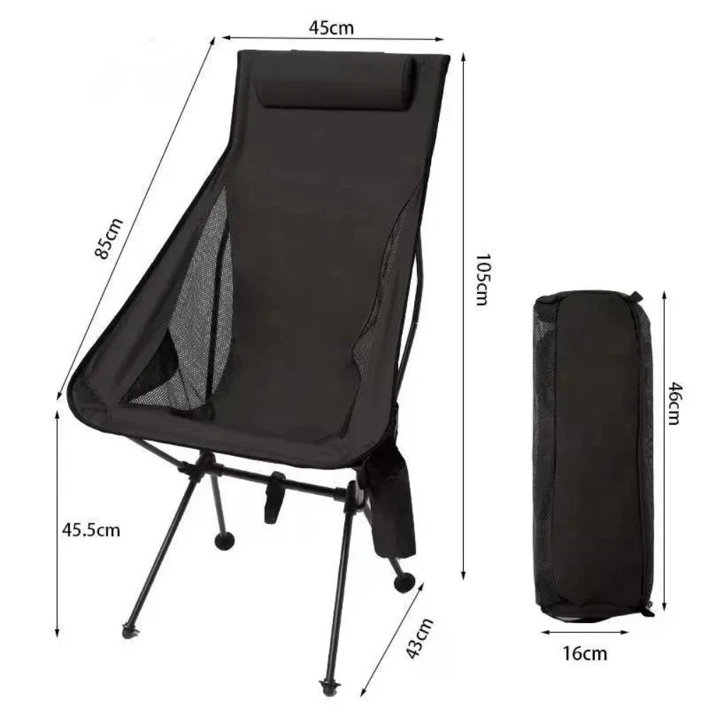 屋外折りたたみ式ポータブルムーンチェアリクライニングチェア釣 - Outdoor Camping Recliner のレビューと価格