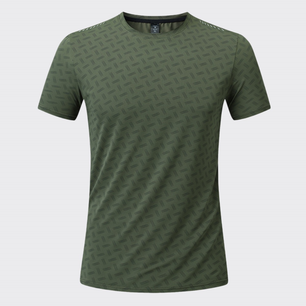 夏のメンズプリントコンプレッション Tシャツ半袖ジムワークア - Outdoor Camping Logo のレビューと価格