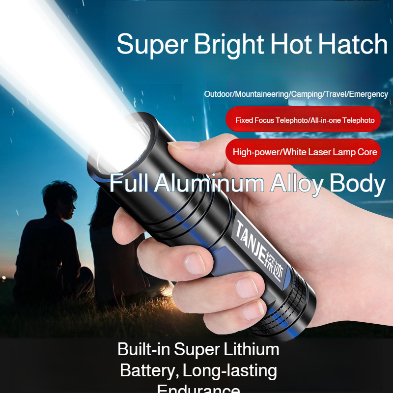 屋外懐中電灯小型ミニ照明強力な光ポータブル超高輝度充電式ハン - Outdoor Camping Lamp のレビューと価格