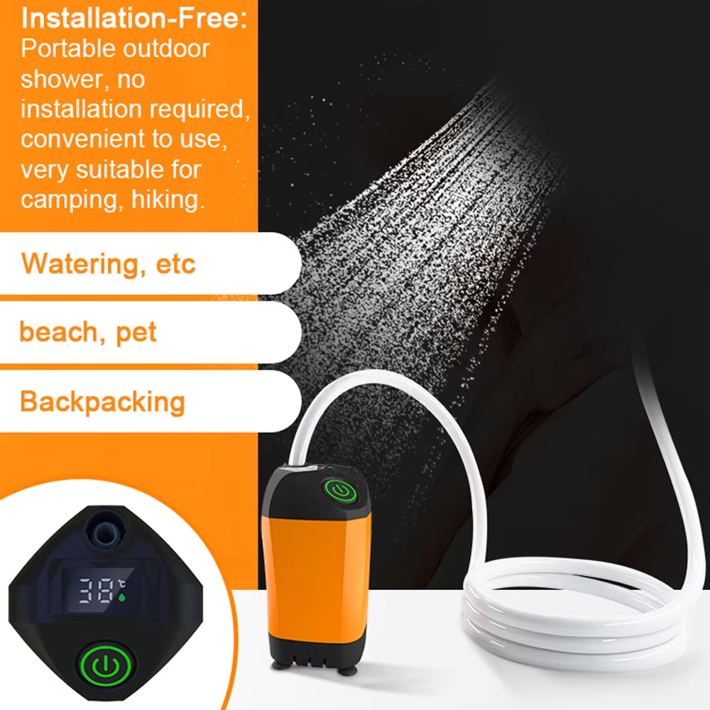 ポータブル20L電動シャワーポンプ、アウトドアキャンプ、ハイ - Outdoor Camping Show のレビューと価格