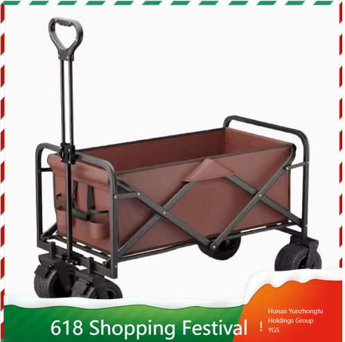 軽量折りたたみ式キャンプ用プルワゴン、小型トロリーカート、ア - Outdoor Camping Trolley のレビューと価格