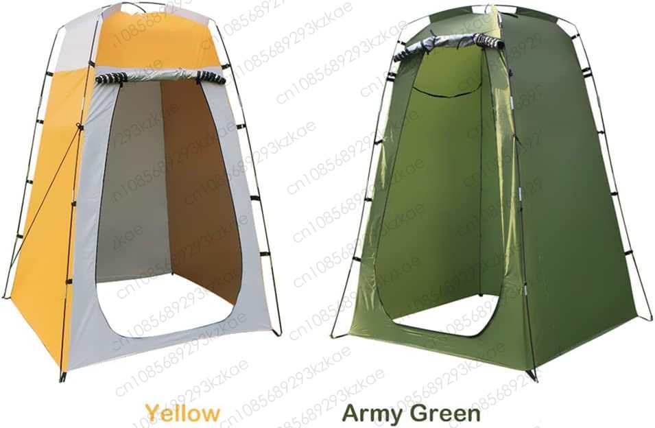 屋外トイレテントポータブル入浴更衣室カバー付きシャワー更衣室 - Outdoor Camping Toilet Tent のレビューと価格
