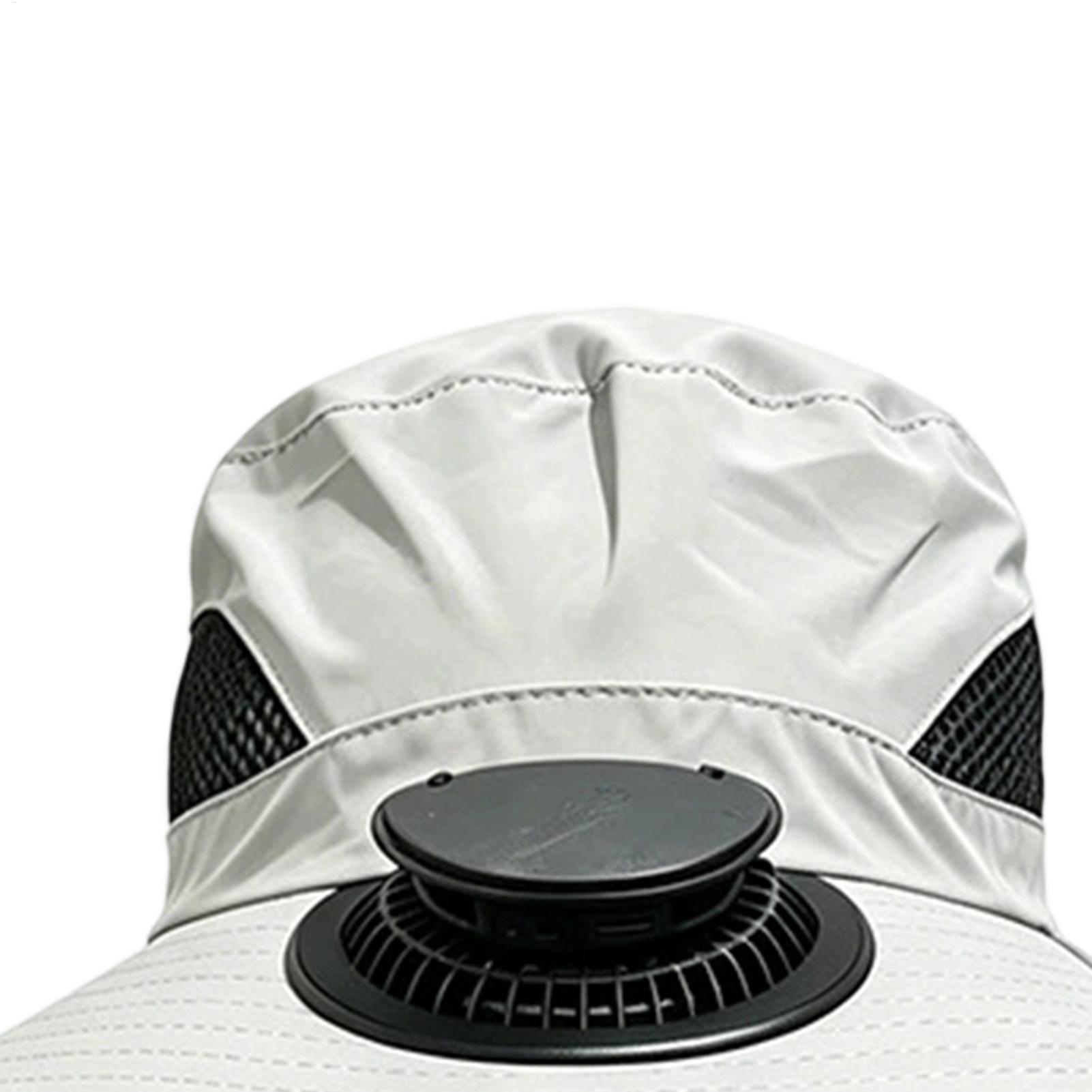 釣り用ファン付き帽子、ソーラーパワーで動くワイドブリムヘッド - Outdoor Camping Hat のレビューと価格