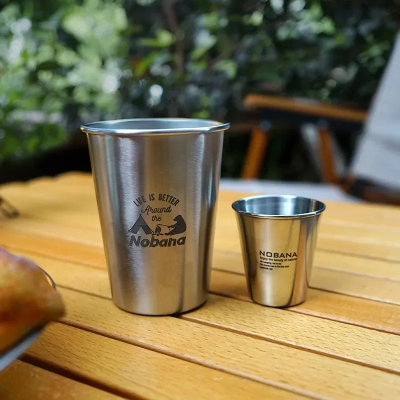 CLS 屋外 304 ステンレス鋼カップセットキャンプ 4/ - Outdoor Camping Dining Set のレビューと価格