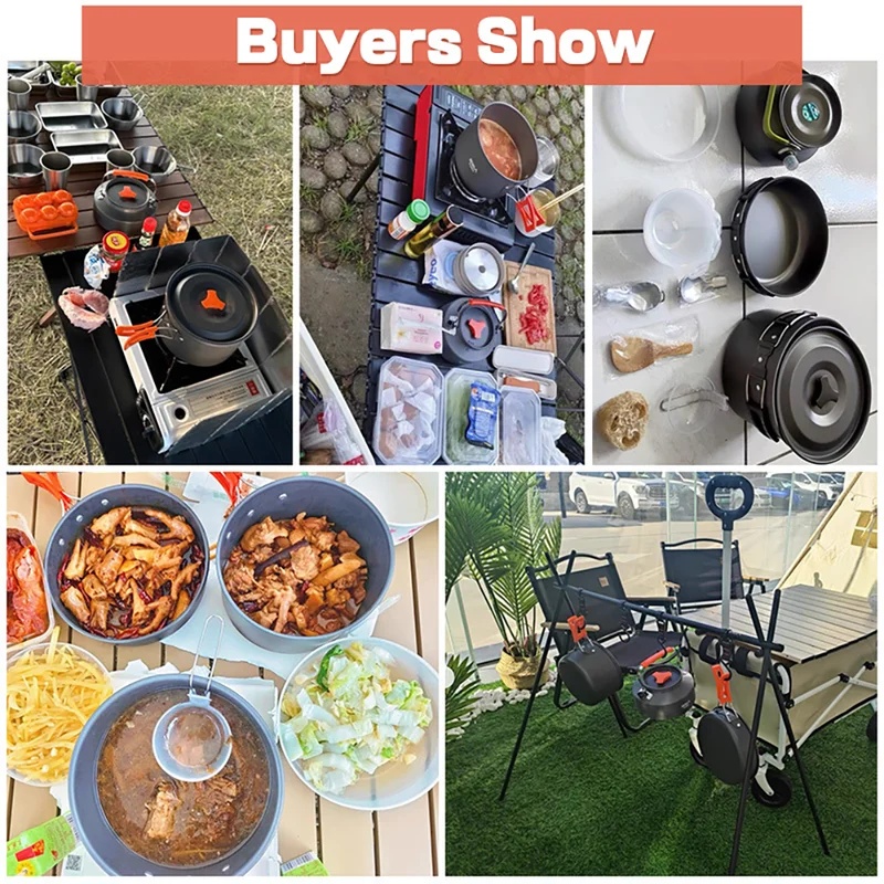 キャンプクッキングセット キャンプ調理器具 旅行用食器 アウ - Outdoor Camping Dining Set のレビューと価格