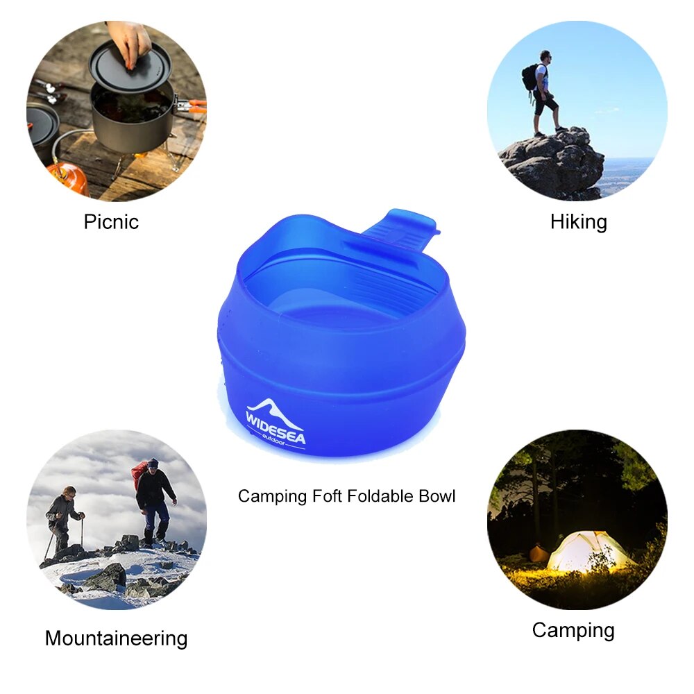 Widesea キャンプ 250 ミリリットルソフト折りたた - Outdoor Camping Dining Set のレビューと価格