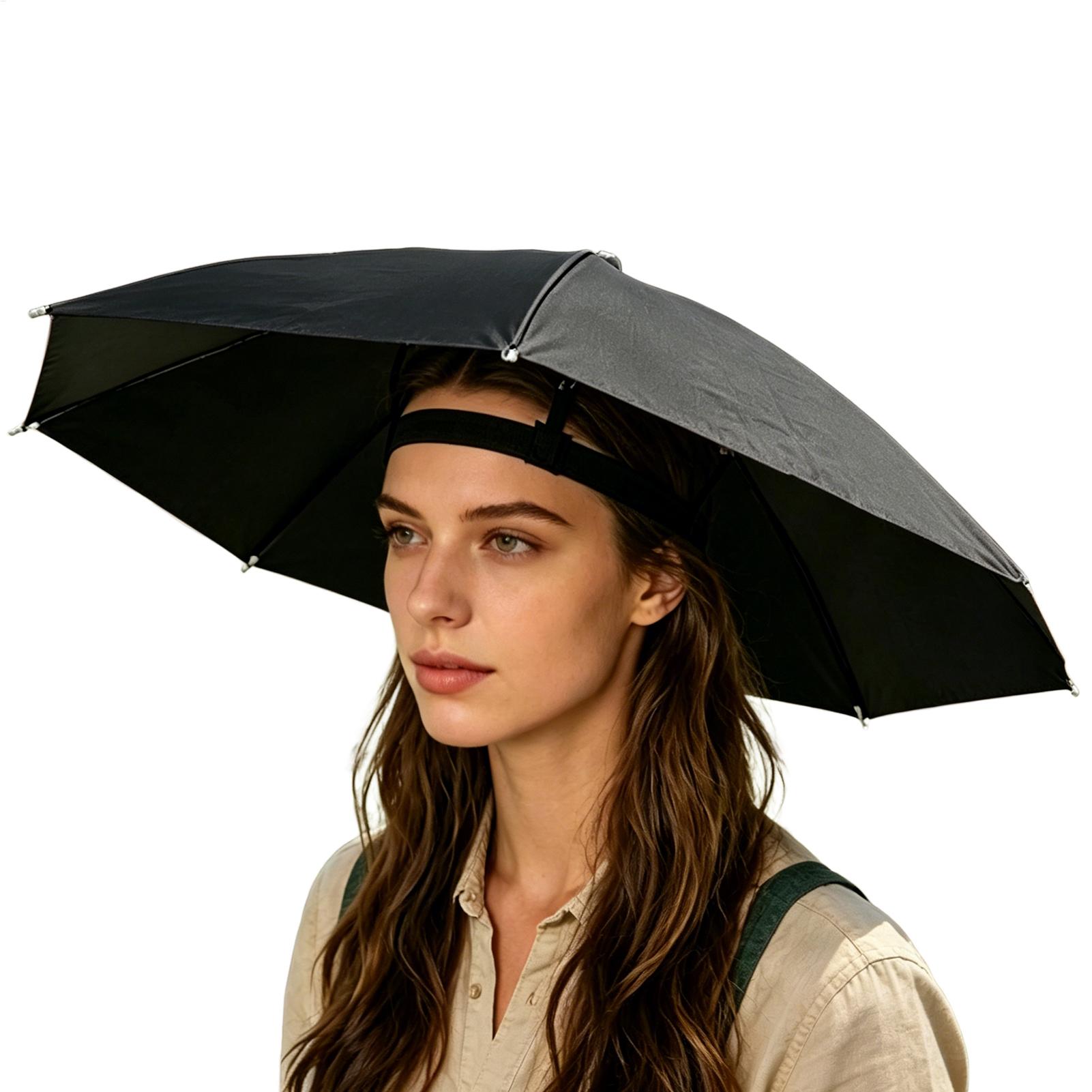折りたたみ傘帽子防水ハンズフリー帽子調節可能な日よけ帽子女性 - Outdoor Camping Hat のレビューと価格