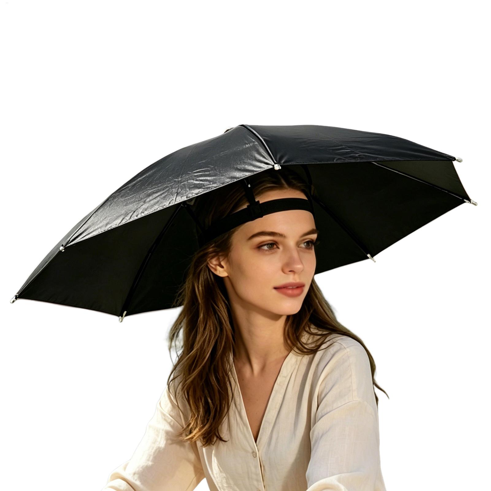 折りたたみ傘帽子防水ハンズフリー帽子調節可能な日よけ帽子女性 - Outdoor Camping Hat のレビューと価格